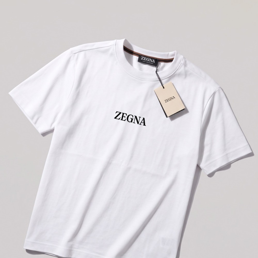 Logo Print T-Shirt in White Logo Print T-Shirt in White