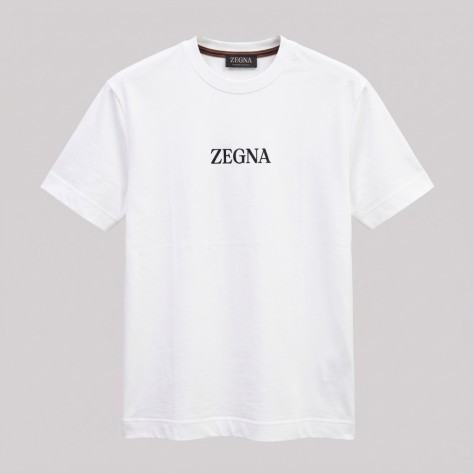 Logo Print T-Shirt in White