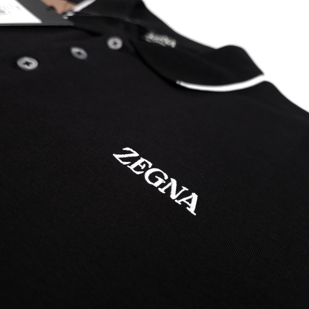 Premium Cotton Polo Shirt Black Premium Cotton Polo Shirt Black