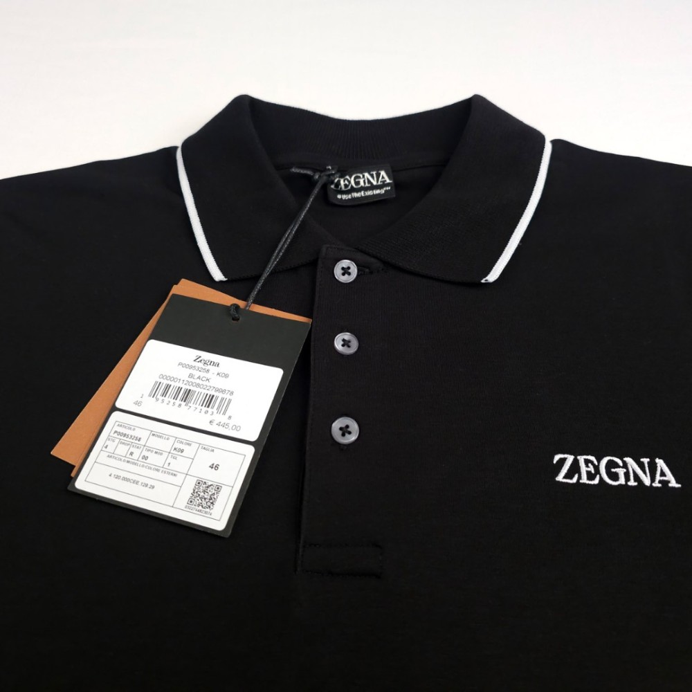 Premium Cotton Polo Shirt Black Premium Cotton Polo Shirt Black