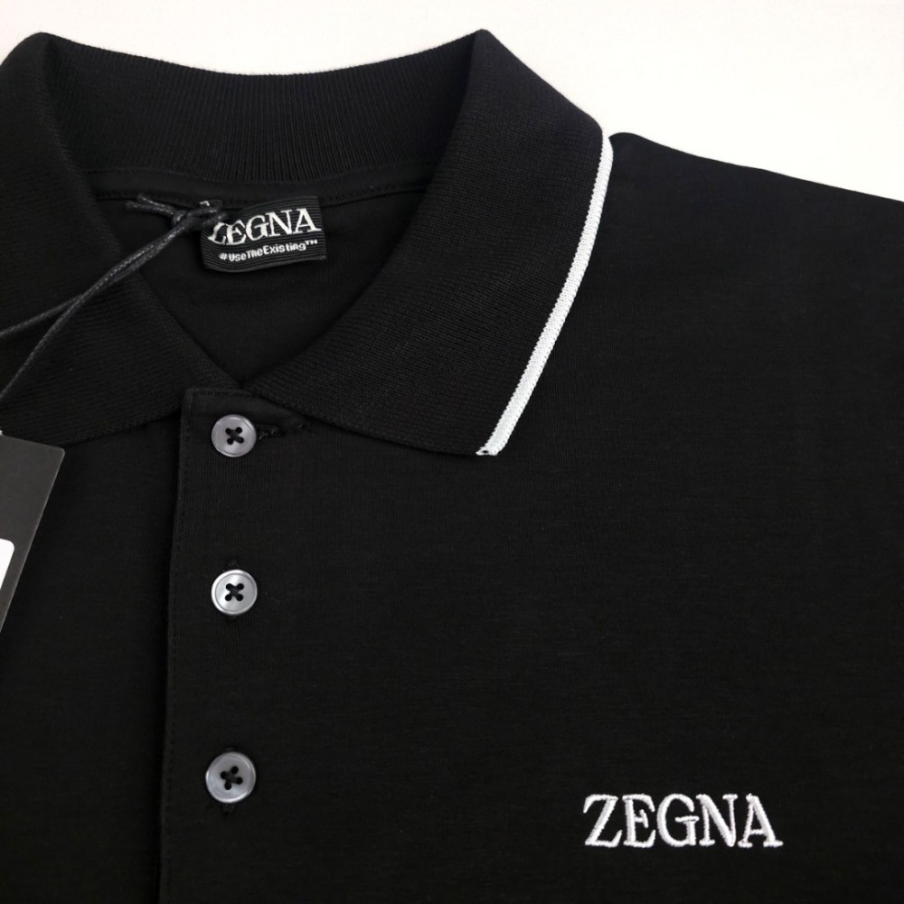 Premium Cotton Polo Shirt Black Premium Cotton Polo Shirt Black