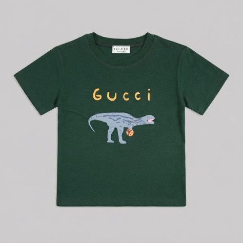 Kids Dinosaur Basketball T-Shirt 